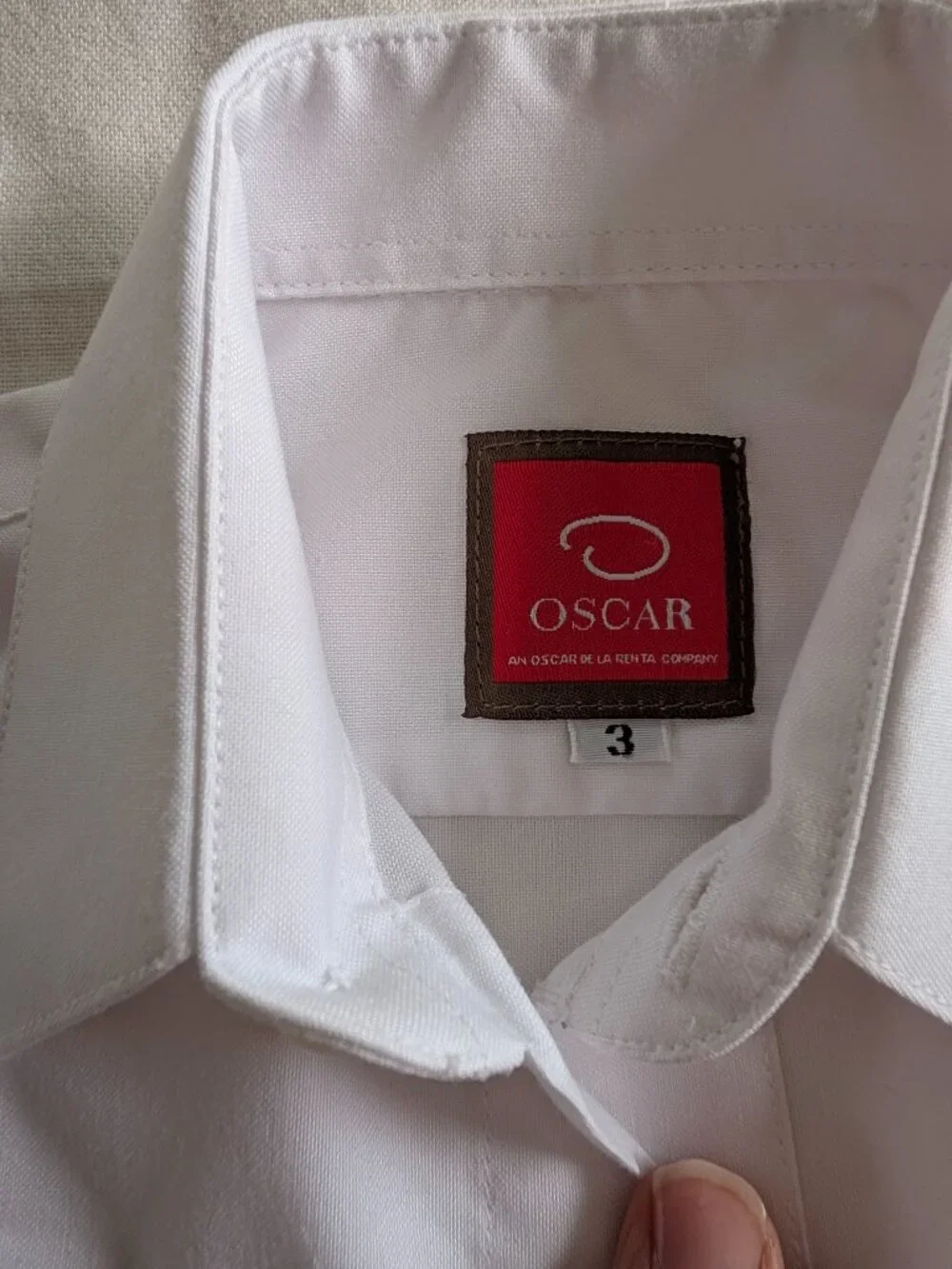 Appaman Mod Suit 3T + Tie & Oscar de la Renta Shirt